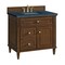 James Martin Vanities 36'' Single Vanity, Mid-Century Walnut w/ 3 CM Charcoal Soapstone Quartz Top 424-V36-WLT-3CSP - alternate 2